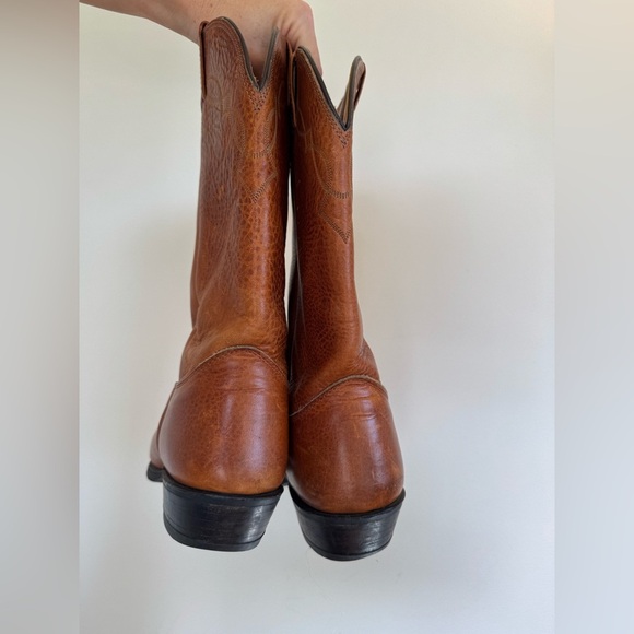 Vintage Western Nocana Cowboy Brown Boots 10 woman’s (8.5 men’s) - Picture 3 of 6